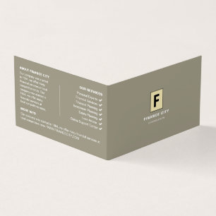 Personalized Logo & Photo, Business & Finance Card