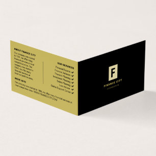 Personalized Logo & Photo, Business & Finance Card