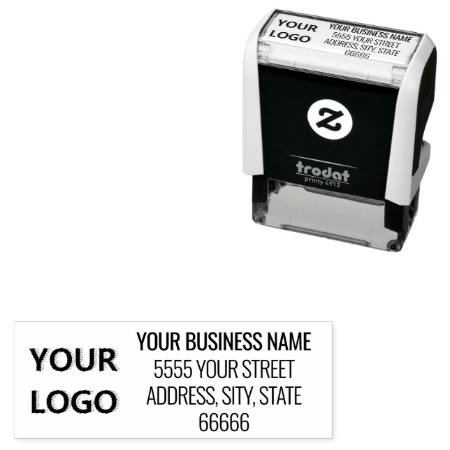 Personalized Logo Photo Name Return Address Stamp (In Situ)