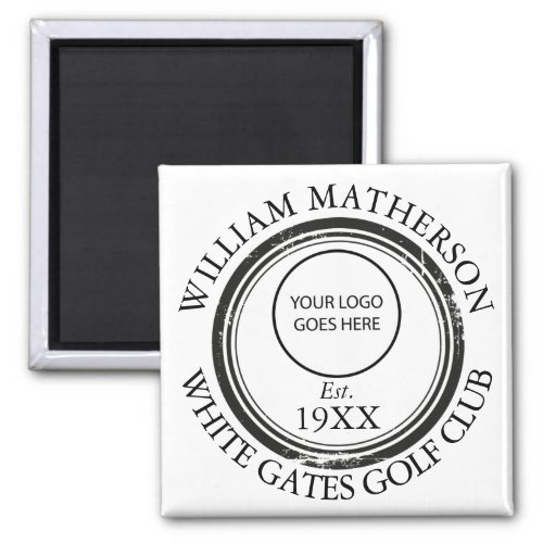 Personalized Logo Retro Stamp Magnet