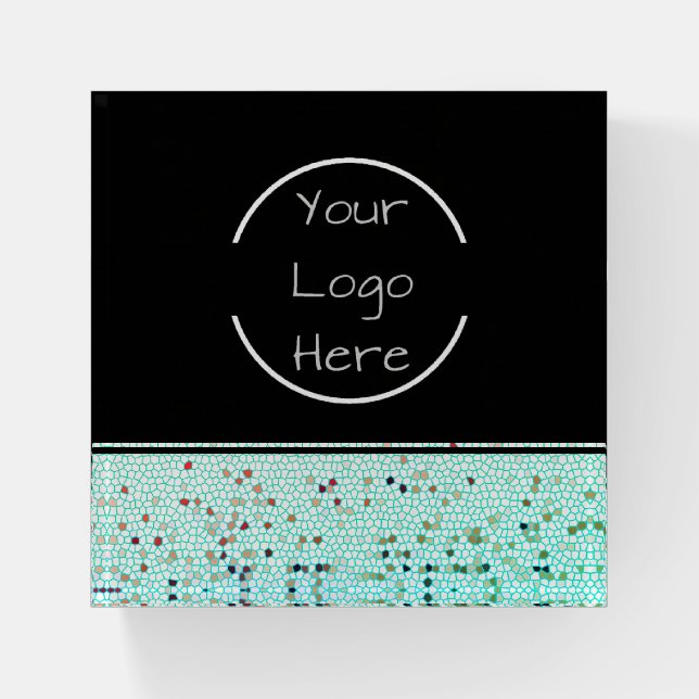 Personalized Logo - Square Paperweight (Front)