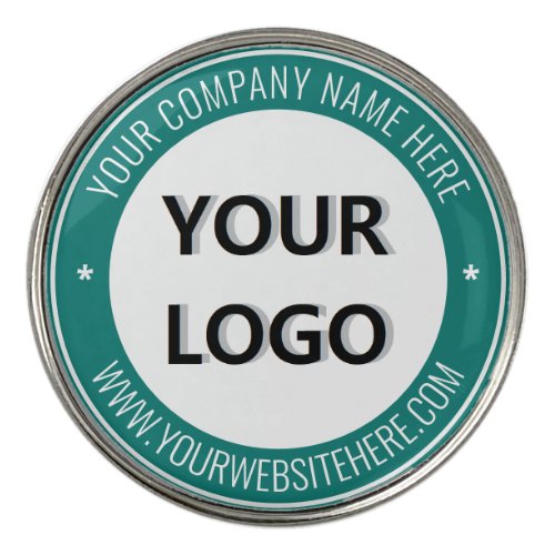 Personalized Logo Text and Colors Golf Ball Marker