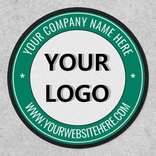 Personalized Logo Text Business Patch Your Colors
