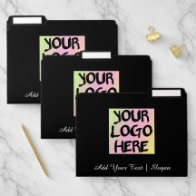 Personalized Logo - Text File Folders