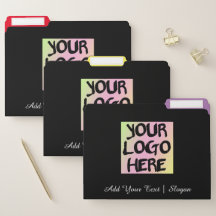Personalized Logo - Text File Folders