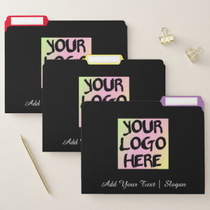 Personalized Logo - Text File Folders
