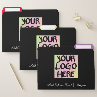 Personalized Logo - Text File Folders