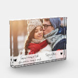 Personalized Long Distance Relationship Gifts Photo Block<br><div class="desc">Our personalized long distance relationship gift photo block makes the perfect gift for long-distance couples. It features the sweet sentiment "Distance means so little,  when someone means so much." or personalize the message text to your liking and add your names and date.</div>