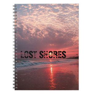 Personalized Lost Shores Beach Sunrise Notebook