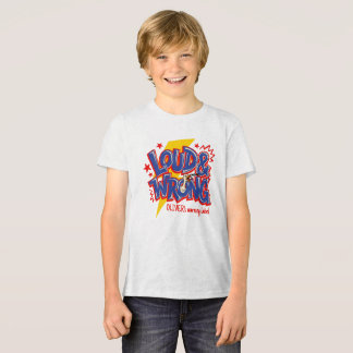 Personalized Loud And Wrong Shirt, Goose Kids Gift Tri-Blend Shirt