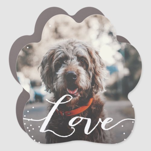 Personalized Love Car Magnet