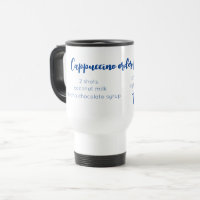 PERSONALIZED LOVE COFFEE ORDER EXPRESSO CAPPUCCINO