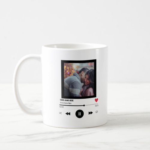 Personalized Love Couple Anniversary Gifts Song Coffee Mug