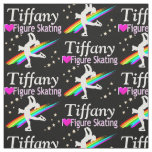 PERSONALIZED LOVE FIGURE SKATING FABRIC