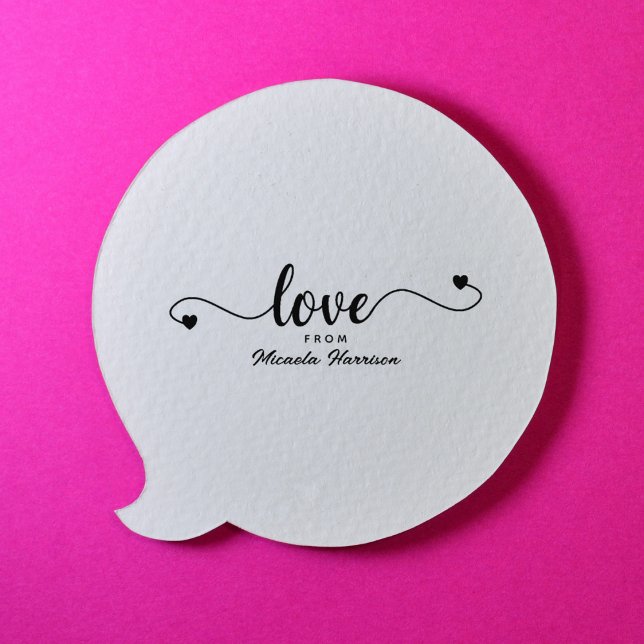 Personalized Love From Rubber Stamp (Creator Uploaded)