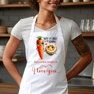 Personalized Love Gift Apron Cartoon Food Quotes