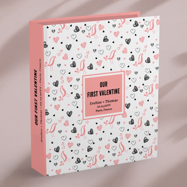 Personalized Love Gift Valentine Memory Album 3 Ring Binder (Personalized Love Gift Valentine Memory Album)