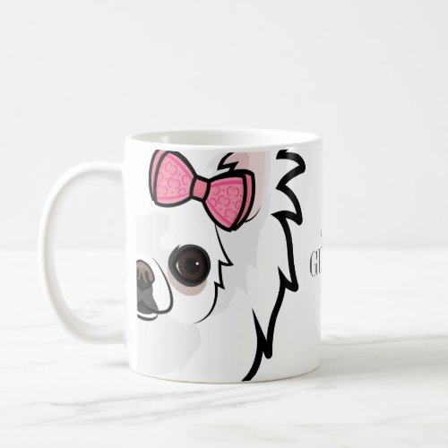 Personalized Love My Chihuahua Dog  Coffee Mug