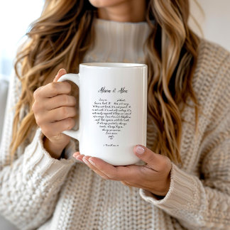 Personalized Love Never Fails Mug