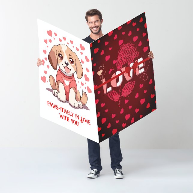 Personalized Love Photo Card – Custom big card (In Situ)