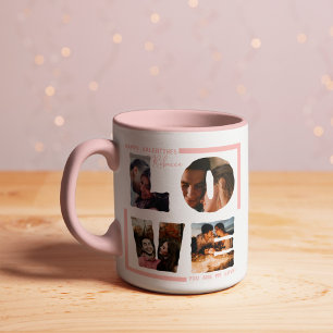 Personalized "LOVE" Photo Collage Modern BeautBush Mug