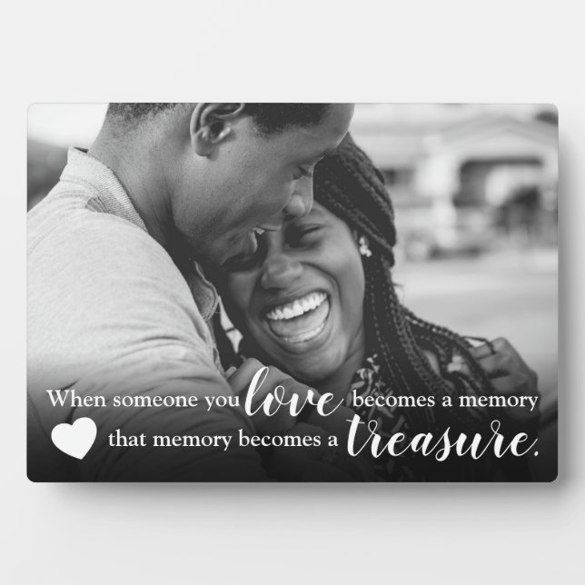 Personalized Love Photo Plaque (Front)
