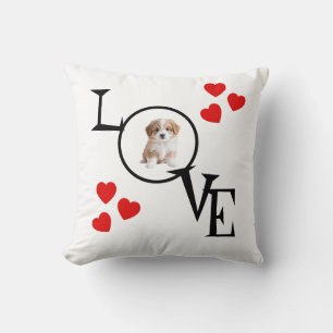 Personalized Love Pillow with Your Dog's Picture