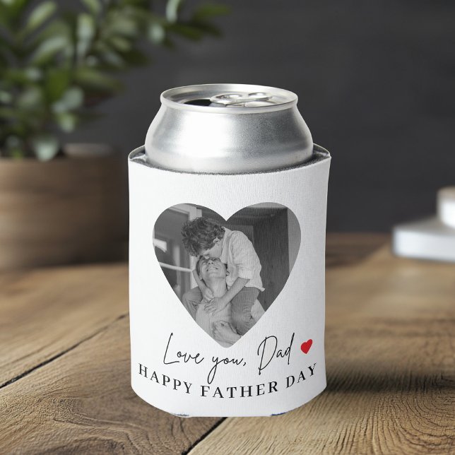 Personalized Love You Dad Photo | Fathers Day Gift Can Cooler (Creator Uploaded)