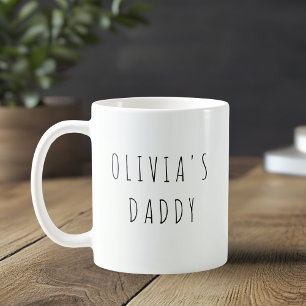 Personalized Love You Daddy Photo Coffee Mug