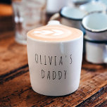 Personalized Love You Daddy Photo  Espresso Cup<br><div class="desc">Give Daddy a little cup of love with this personalized espresso cup featuring your favorite photo framed in a heart and the sweet message “Love you, Daddy. Happy Father Day.” A perfect mini keepsake for Father’s Day, birthdays, or just to brighten his morning shot of espresso. Small in size, big...</div>