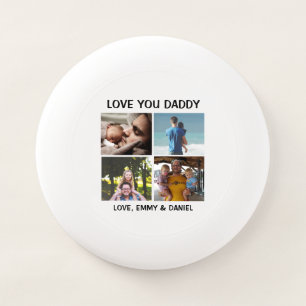 Personalized Love You Daddy Photo   Wham-O Frisbee