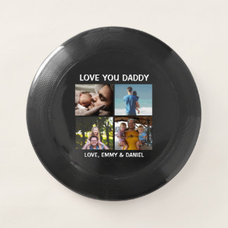 Personalized Love You Daddy Photo Wham-O Frisbee