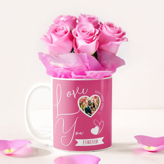 Personalized Love You Forever Valentine's Day Coffee Mug (Creator Uploaded)