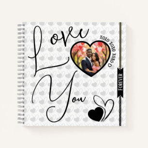 Personalized Love You Forever Valentine's Day Notebook