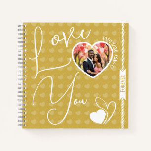 Personalized Love You Forever Valentine's Day Notebook