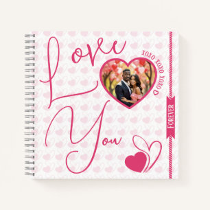 Personalized Love You Forever Valentine's Day Notebook