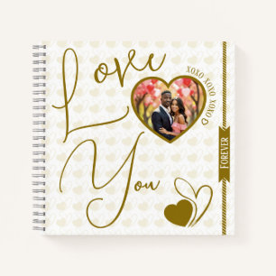 Personalized Love You Forever Valentine's Day Notebook