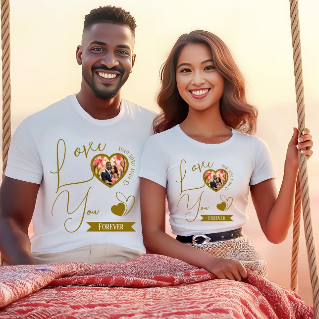Personalized Love You Forever Valentine's Day T-Shirt (Creator Uploaded)