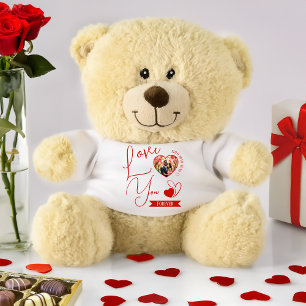 Personalized Love You Forever Valentine's Day Teddy Bear