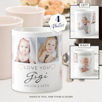 Personalized LOVE YOU GIGI Handwritten 4 Photo