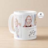 Personalized LOVE YOU GIGI Handwritten 4 Photo