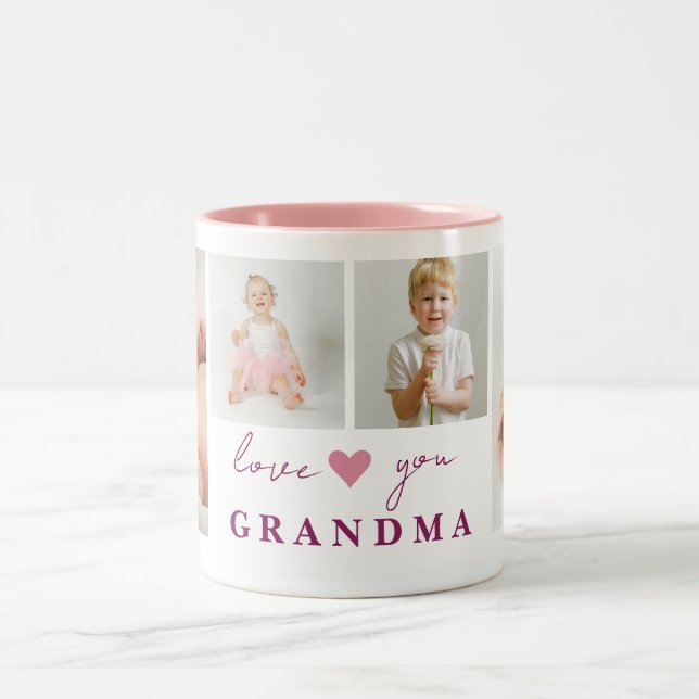 "Personalized 'Love You Grandma' Coffee Mug  (Center)