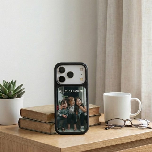 Personalized Love You Grandma Grandchildren Photo  Otterbox iPhone Case (Creator Uploaded)