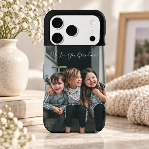 Personalized Love You Grandma Photo Handwritten Iphone 18 Pro Case