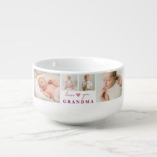 "Personalized 'Love You Grandma' Soup Mug
