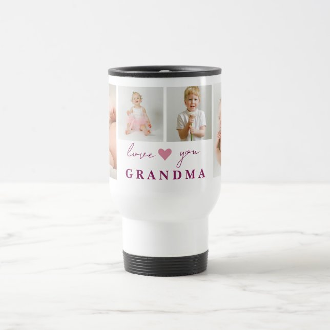 "Personalized 'Love You Grandma' Travel Mug  (Center)