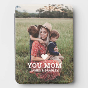 Personalized Love You Mom Photo Heart Kindle Cover