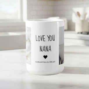 Personalized Love You Nana   Custom Photo Gift Coffee Mug