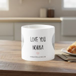 Personalized Love You Nonna | Custom Grandma Gift Espresso Cup<br><div class="desc">Personalized “Love You Nonna” Mug – A Heartfelt Gift from the Grandkids Looking for the perfect personalized grandma gift? This custom “Love You Nonna” coffee mug is a meaningful way to show how much she is loved every single day. Featuring a clean minimalist design with customizable names, this mug makes...</div>