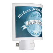 Personalized Love You to the Moon and Back Night Light (Right)